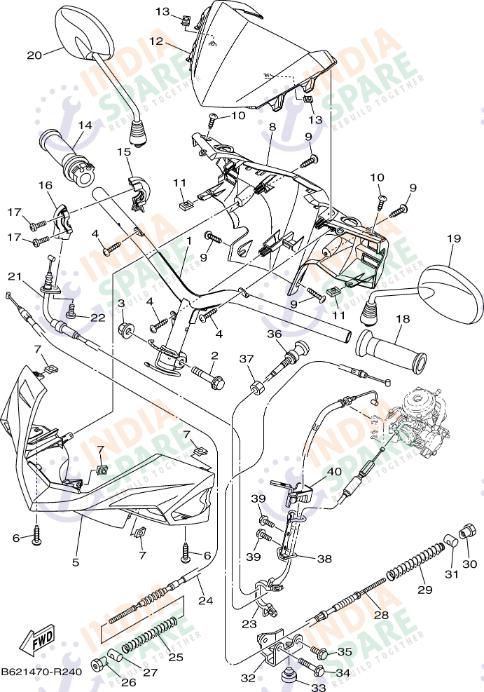 STEERING HANDLE & CABLE